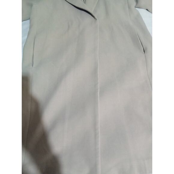 H & M Women's Double Breasted Knee Length Midi Coat in Woven Fabric Size Small - Picture 6 of 16